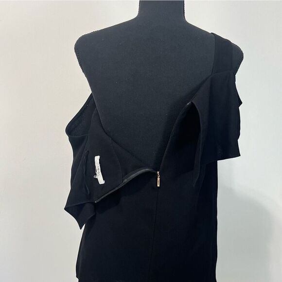 Tibi Black Draped Top Off The Shoulder Open Shoulder Women’s XS - Picture 5 of 13